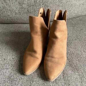 Sun + Stone Camel Ankle Booties